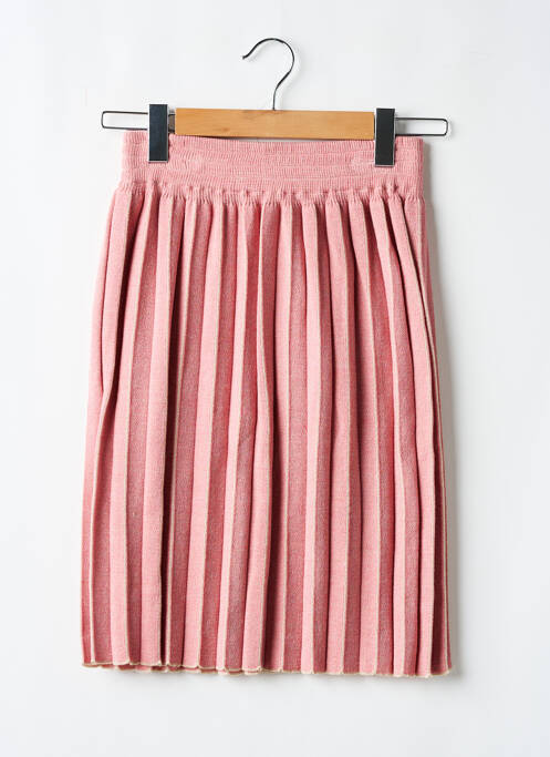 Fustă midi roz CLAUDIUS femeie