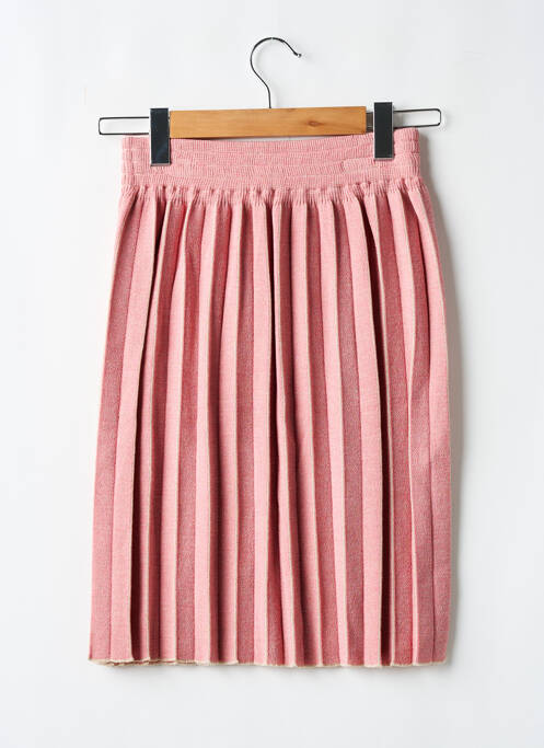 Fustă midi roz CLAUDIUS femeie