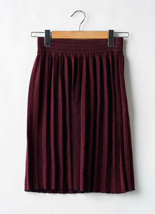 Fustă midi roșu CLAUDIUS femeie