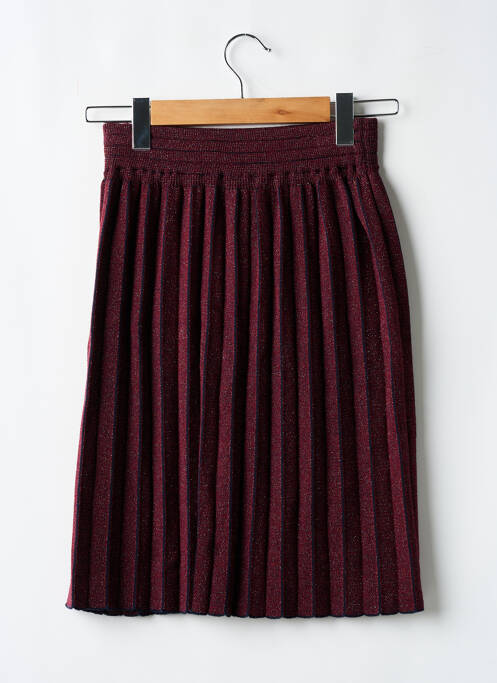 Fustă midi roșu CLAUDIUS femeie