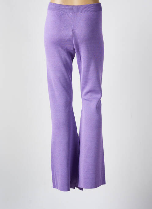Pantalon evazat violet TOMMY HILFIGER femeie