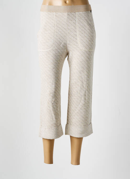 Pantalon trei sferturi bej DEVERNOIS femeie