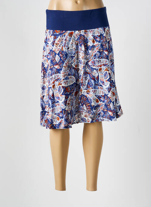 Fustă midi albastru DAMART femeie