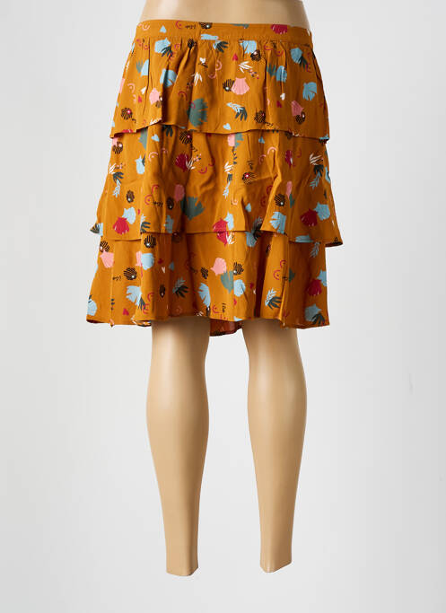 Fustă scurtă portocaliu I.CODE (By IKKS) femeie