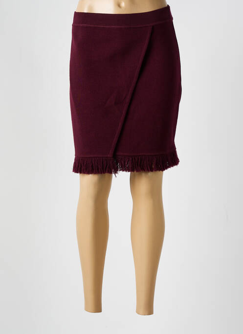 Fustă scurtă violet DEVERNOIS femeie