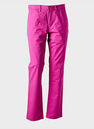 Pantalon chino țesătură poplin mărime normală roz RALPH LAUREN bărbat