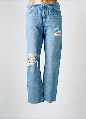 Blugi cu croială dreaptă albastru LEVIS femeie