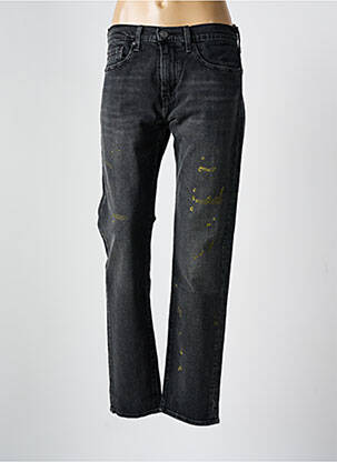Blugi cu croială slim efect uzat decolorat mărime normală negru LEVI'S femeie