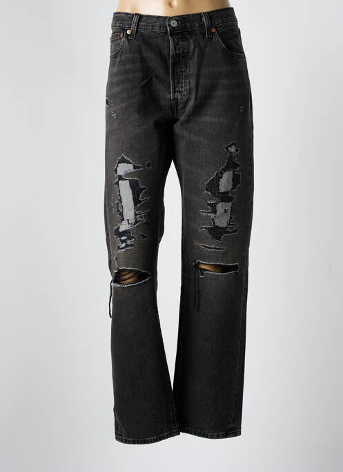 Blugi cu croială dreaptă negru LEVIS femeie