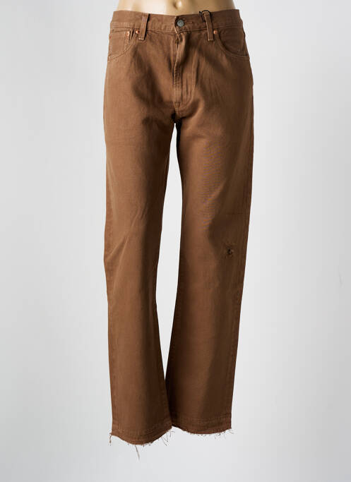 Blugi cu croială dreaptă maro LEVIS femeie