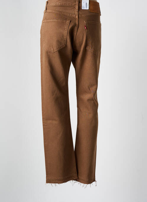 Blugi cu croială dreaptă maro LEVIS femeie