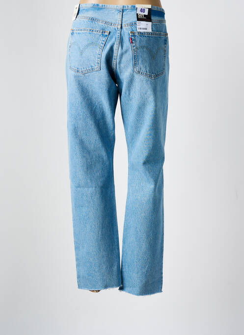 Blugi cu croială dreaptă albastru LEVIS femeie