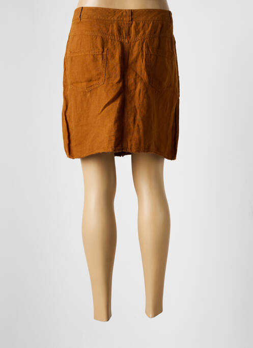 Fustă scurtă maro ONE STEP femeie