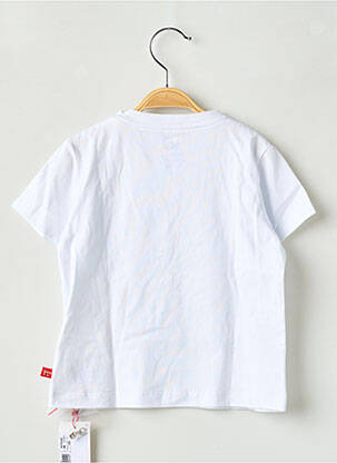 Tricou elasticitate mâneci scurte alb CND copil
