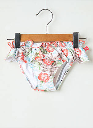 Chiloți de baie alb CND fată