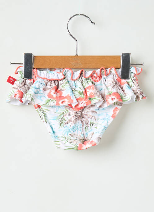 Chiloți de baie alb CND fată