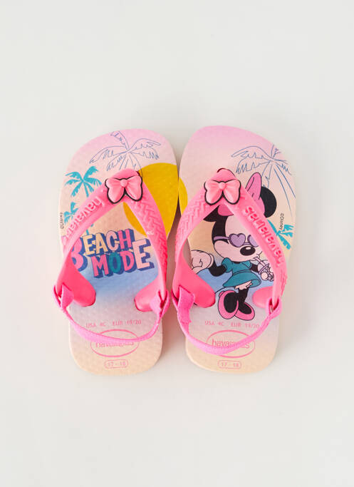 Șlapi roz HAVAIANAS fată