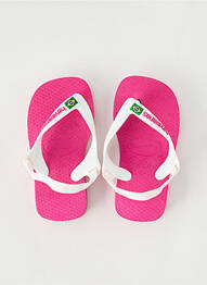 Șlapi vârf deschis vârf deschis roz HAVAIANAS fille
