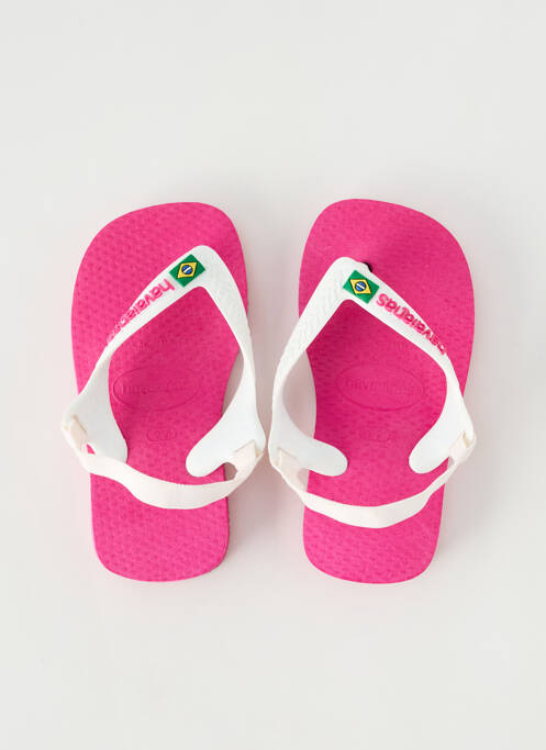Șlapi roz HAVAIANAS fată