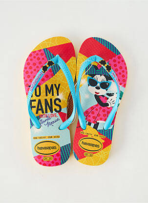 Șlapi albastru HAVAIANAS fată