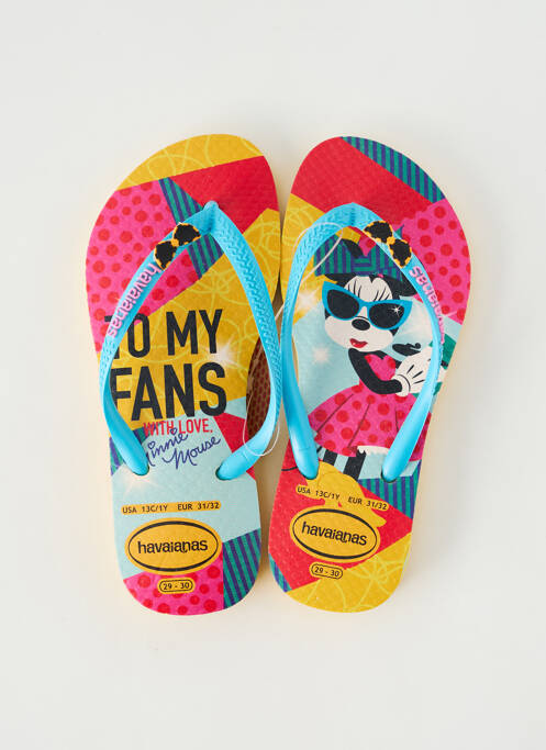 Șlapi albastru HAVAIANAS fată