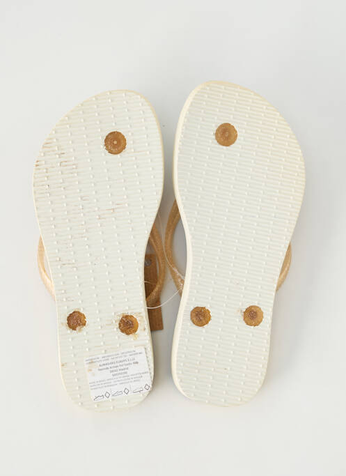 Șlapi auriu HAVAIANAS fată