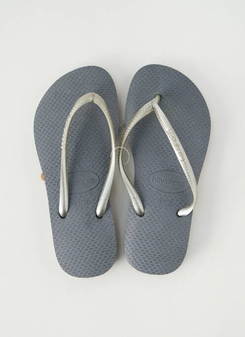 Șlapi argintiu HAVAIANAS fată