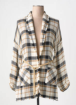 Vestă cu mâneci lungi bej CAROLINE BISS femeie