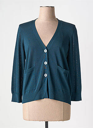 Vestă cu mâneci lungi verde NICE THINGS femeie