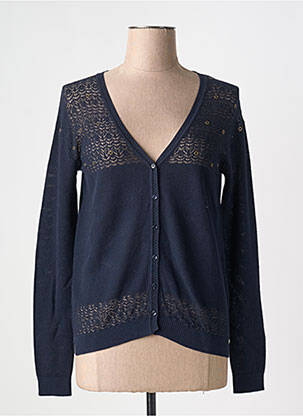 Vestă cu mâneci lungi albastru IKKS femeie