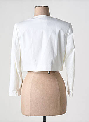 Bolero efect material satinat bej DANIEL HECHTER femeie