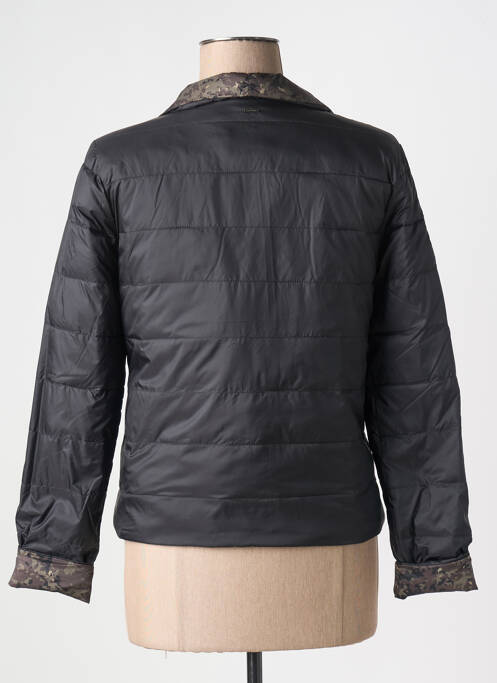 Geacă matlasată buzunare fără glugă negru IKKS femme