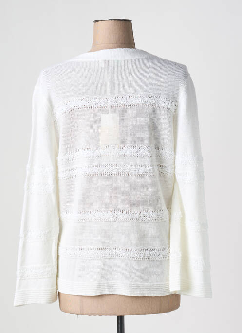 Vestă cu mâneci lungi alb CINZIA CALDI femeie