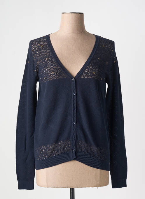 Vestă cu mâneci lungi albastru IKKS femeie