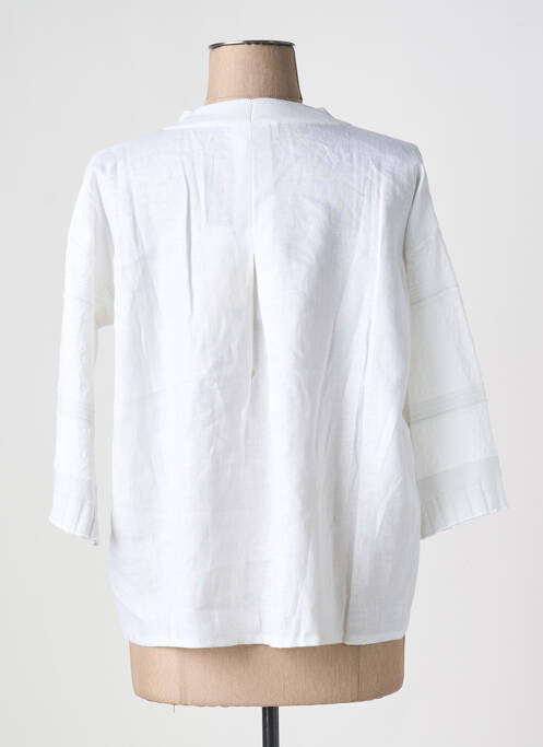 Vestă cu mâneci lungi alb CINZIA CALDI femeie