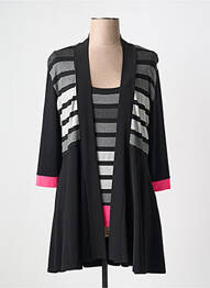 Twin-set guler rotund negru JOSEPH RIBKOFF femme