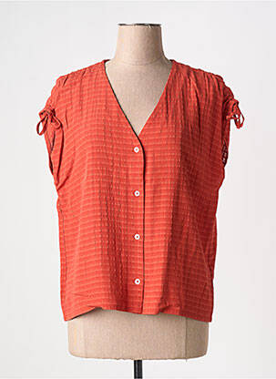 Cămașă portocaliu NICE THINGS femeie