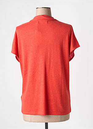 Tricou croială cambrată mâneci scurte roșu NICE THINGS femeie