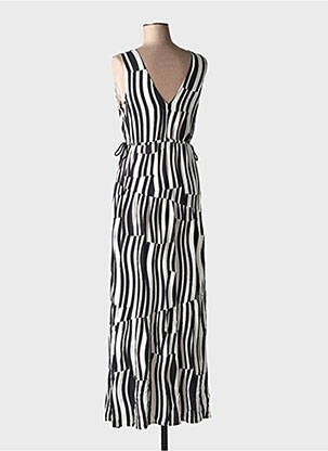 Rochie lungă fără mâneci fără mâneci negru CAROLINE BISS femeie