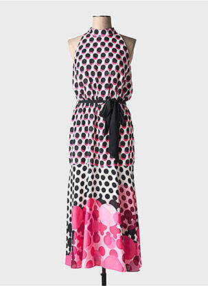Rochie lungă țesătură crep fără mâneci negru JOSEPH RIBKOFF femeie
