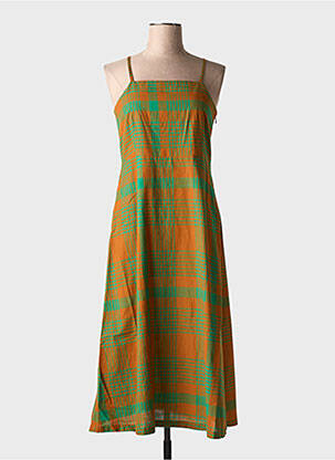 Rochie midi verde NICE THINGS femeie