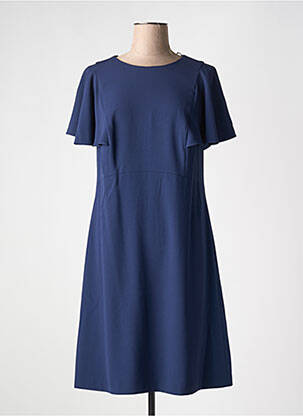 Rochie midi mâneci scurte mâneci scurte albastru BASLER femeie