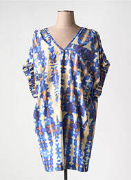Rochie scurtă mâneci scurte mâneci scurte albastru MÊME ROAD femme