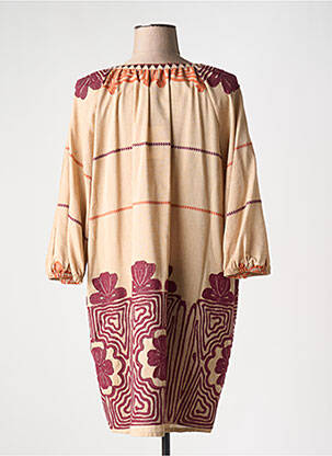 Rochie scurtă mâneci lungi mâneci lungi bej MÊME ROAD femeie