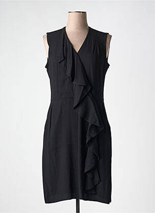 Rochie midi fără mâneci fără mâneci negru ZAPA femeie