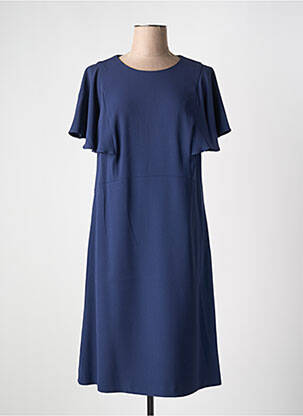 Rochie midi mâneci scurte mâneci scurte albastru BASLER femeie