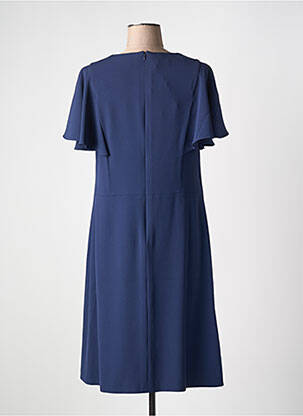 Rochie midi mâneci scurte mâneci scurte albastru BASLER femeie