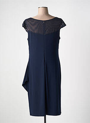 Rochie midi închidere cu fermoar la spate mâneci scurte albastru JOSEPH RIBKOFF femeie