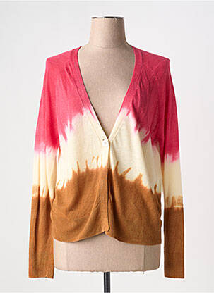 Vestă cu mâneci lungi roz NICE THINGS femeie