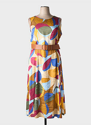 Rochie midi portocaliu CAROLINE BISS femeie